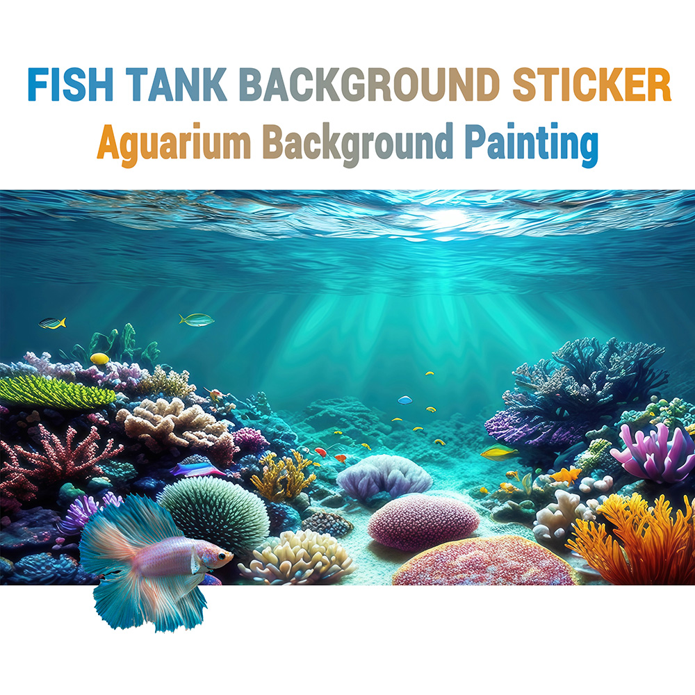 Aquarium Fish Rainbow - Fundo para aquário, fundo para tanque