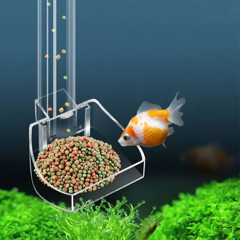 Aquarium Fish Variety - Tubo de alimentação acrílico para aquário,