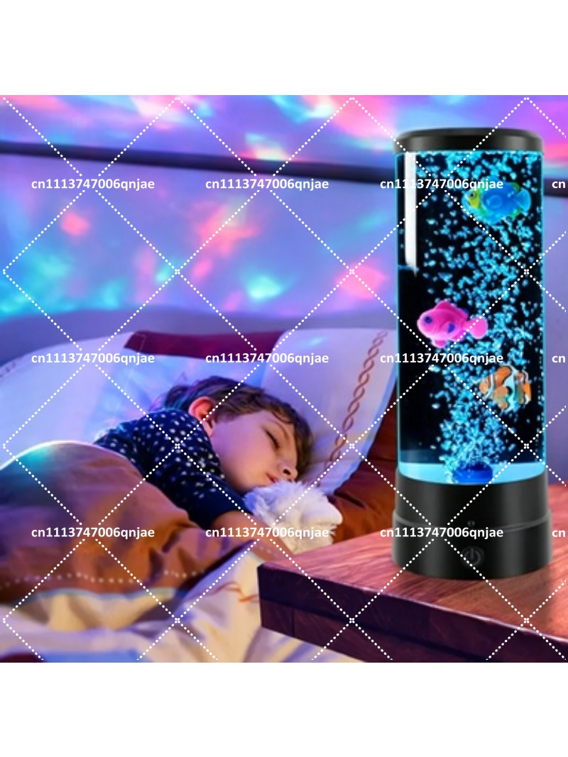 Aquarium Fish Light - Aquário Eletrônico LED de Simulação com