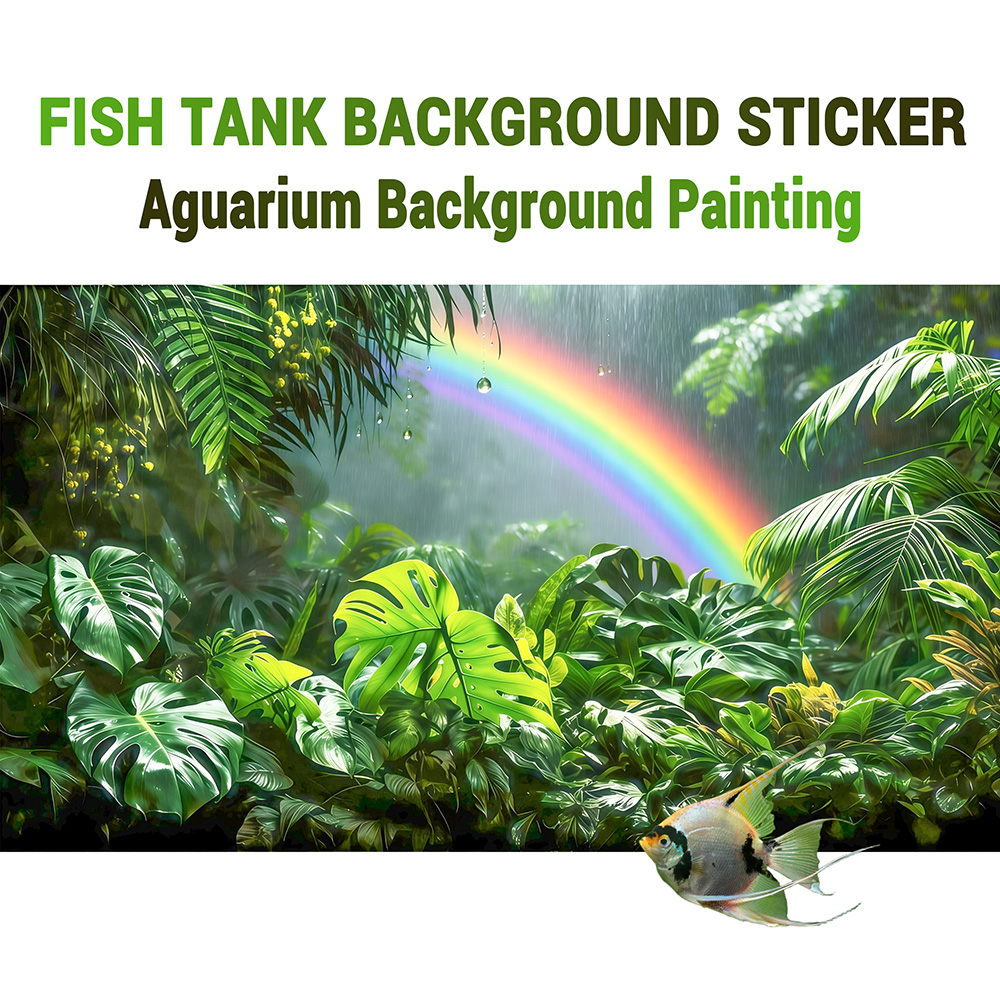 Aquarium Fish Rainbow - Fundo para aquário, fundo para tanque