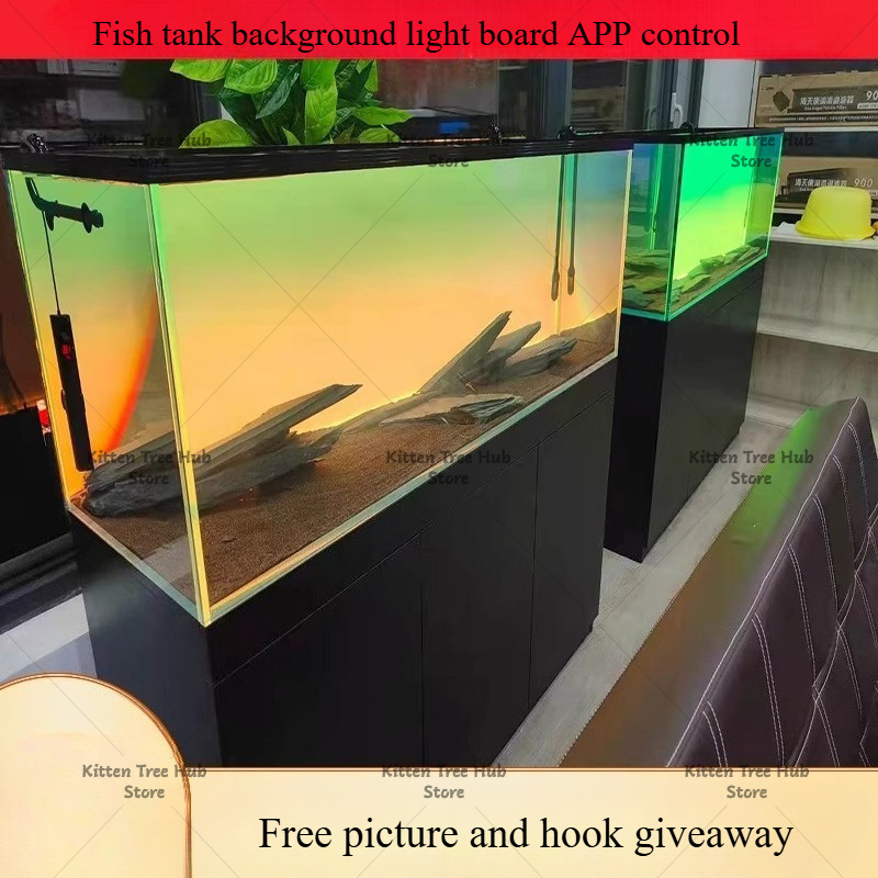 Placa de Fundo para Aquário co - Aquarium Fish Rainbow avaliação e preço
