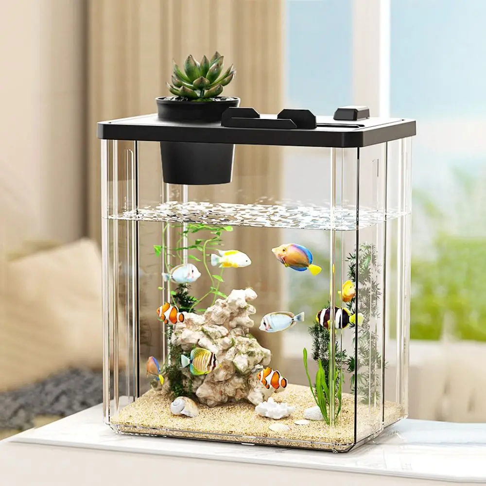 Aquário de Mesa com Bomba de Á - Aquarium Fish In Bowl avaliação e preço