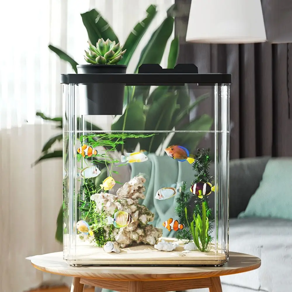 Aquário de Mesa com Bomba de Á - Aquarium Fish In Bowl avaliação e preço