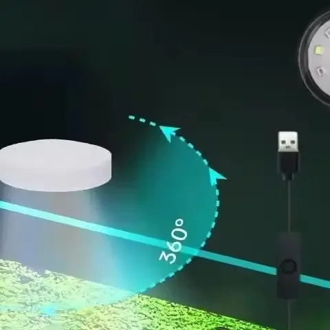 Luz de aquário com adaptador L - Aquarium Fish Light avaliação e preço