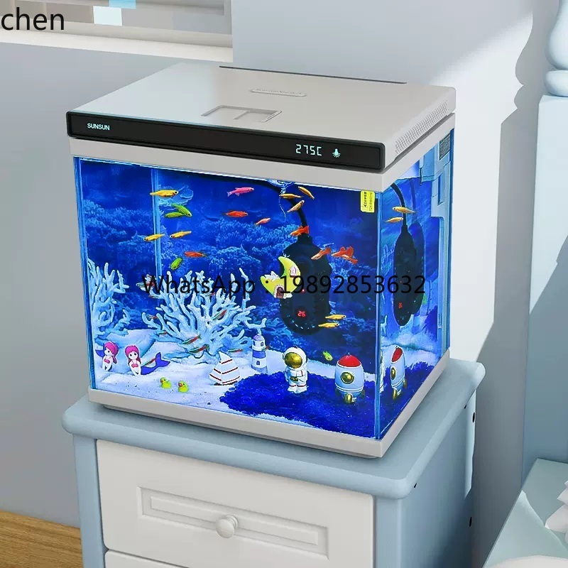 Aquário pequeno de vidro ultra - Aquarium Fish Without Oxygen avaliação e preço