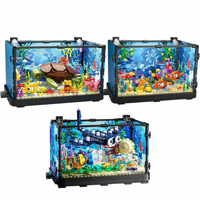 Conjunto de blocos de construç - Aquarium Fish Gallery avaliação e preço
