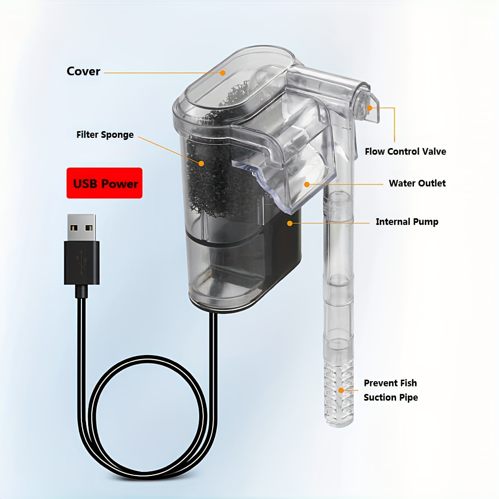 Filtro de parede de 2,5 W, 5 V - Aquarium Xxl avaliação e preço