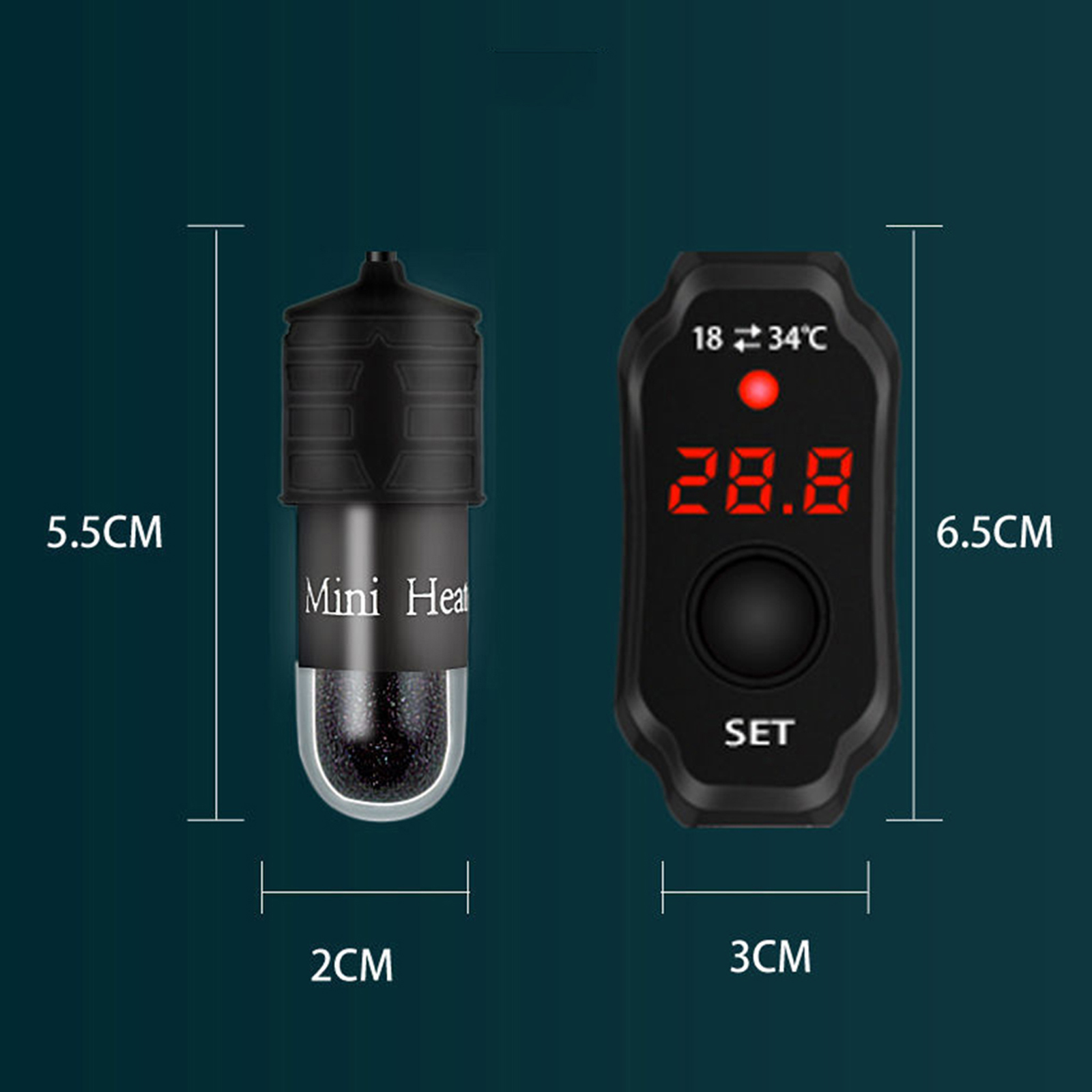 Aquecedor de tanque de peixes  - Aquarium Heater Submersible avaliação e preço