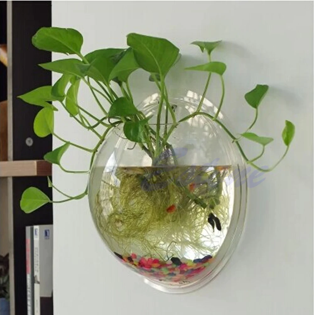 Pote parede pendurado montagem - Aquarium Fish In Bowl avaliação e preço
