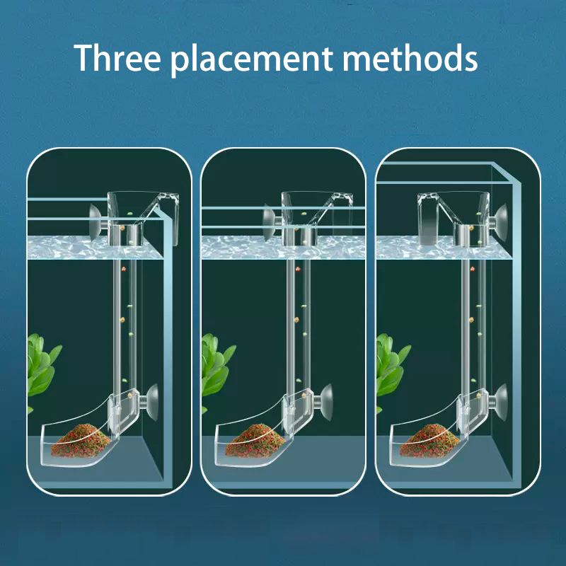 Tubo de alimentação acrílico p - Aquarium Fish Variety avaliação e preço