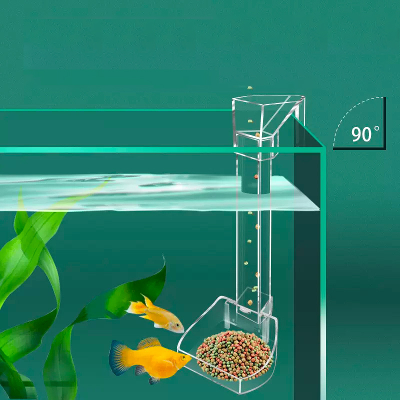 Tubo de alimentação acrílico p - Aquarium Fish Variety avaliação e preço