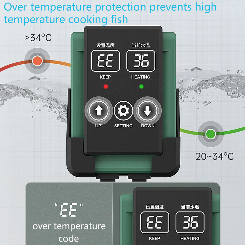 [Consulte as taxas baixas] Aqu - Aquarium Heater Submersible avaliação e preço