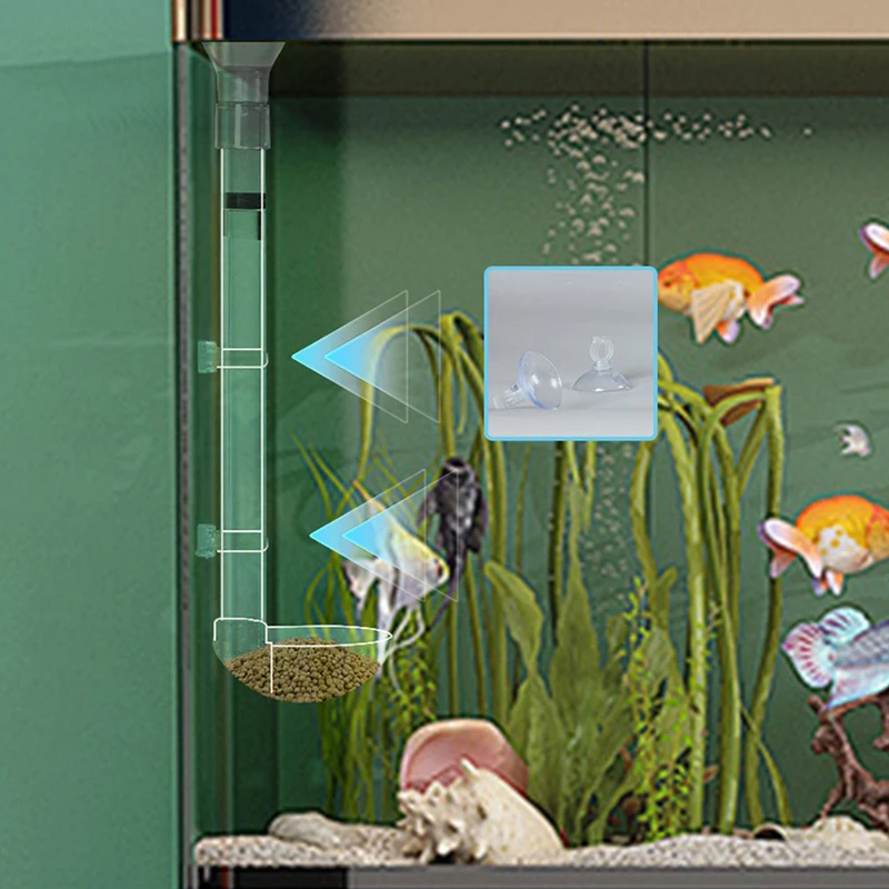 Tubo de alimentação acrílico p - Aquarium Fish Variety avaliação e preço
