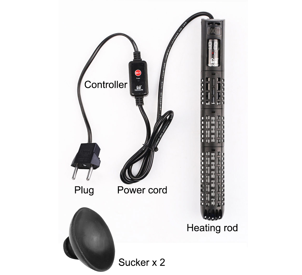 Sunsun aquário aquecedor subme - Aquarium Heater Submersible avaliação e preço