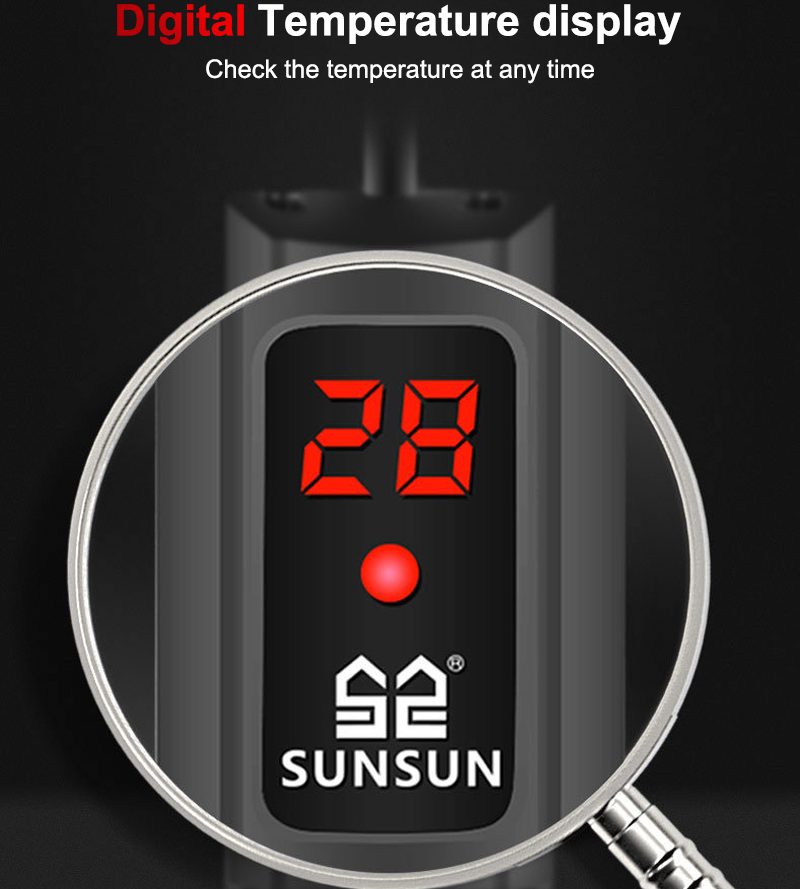 Sunsun aquário aquecedor subme - Aquarium Heater Submersible avaliação e preço