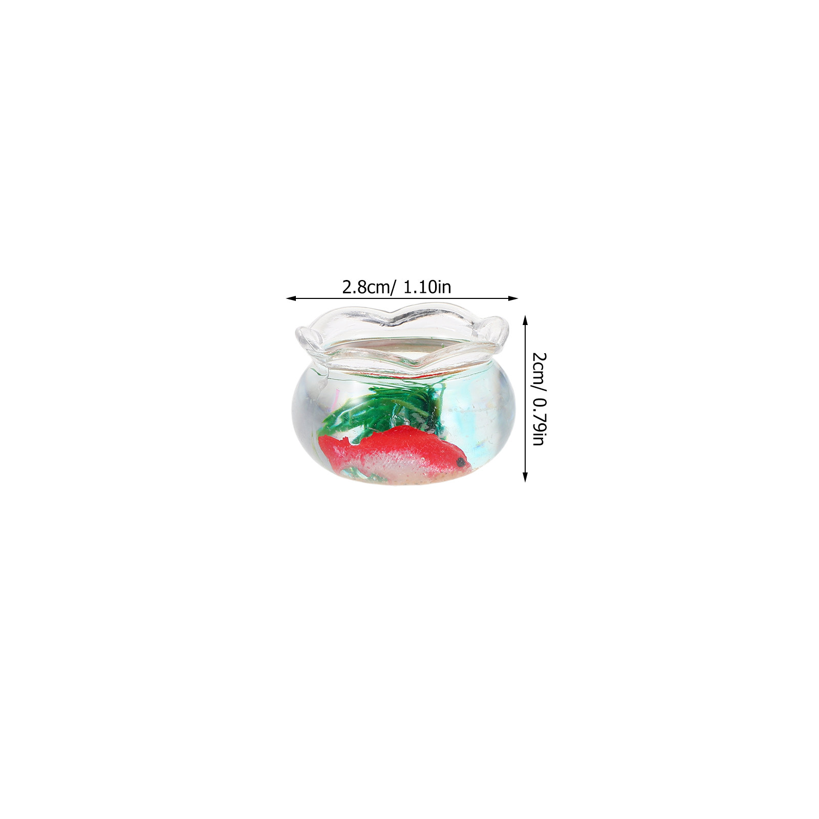5 Peças Mini Aquário de Peixes - Aquarium Fish In Bowl avaliação e preço