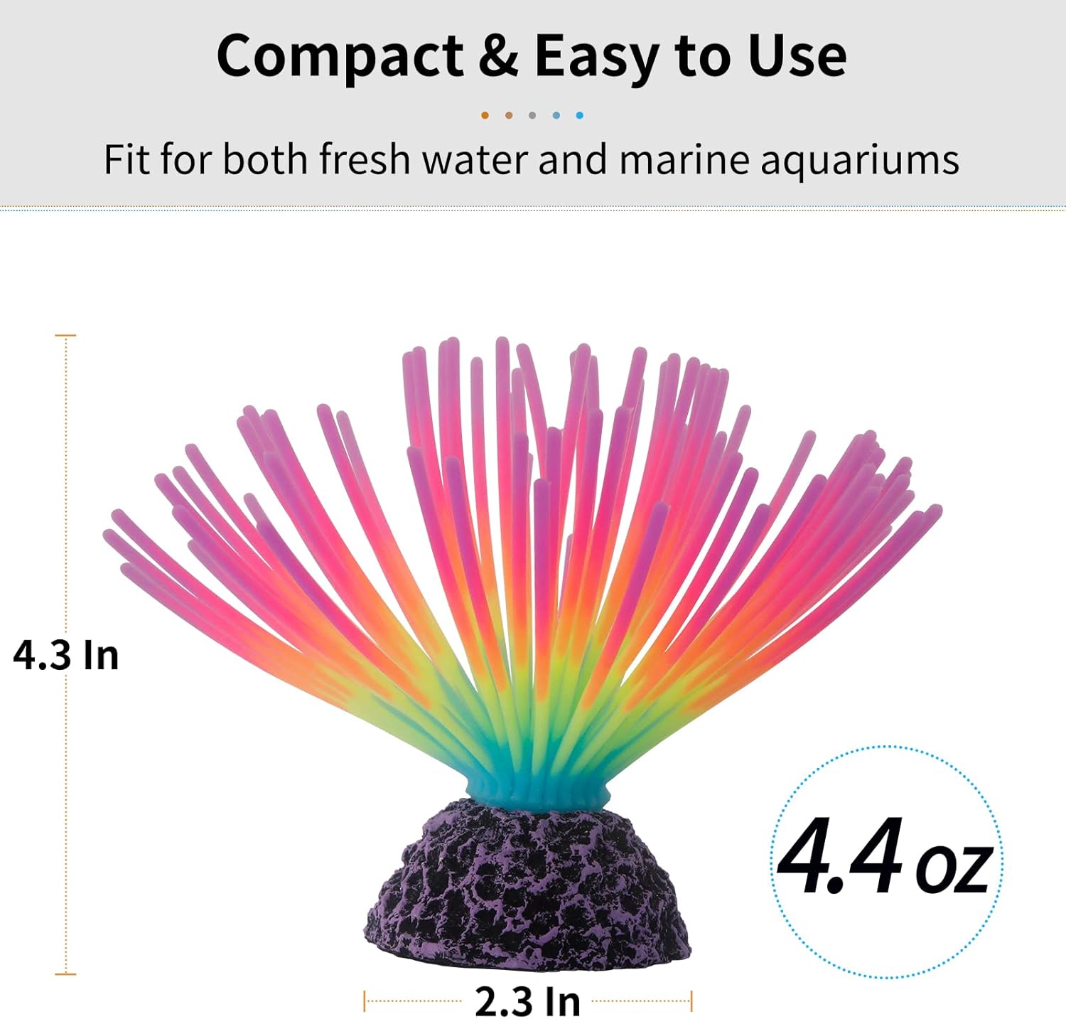 Ornamento Artificial de Urchin - Aquarium Fish Rainbow avaliação e preço